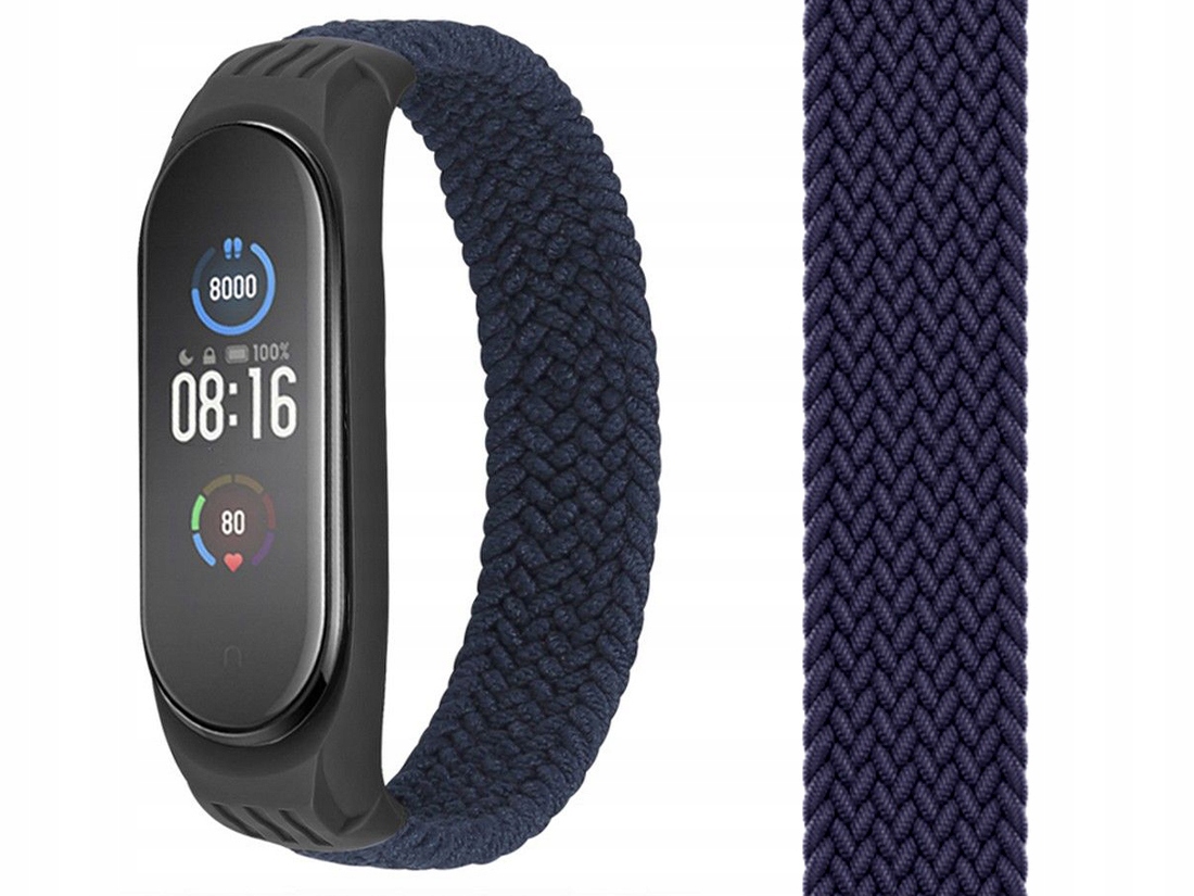 

Pasek Pleciony Opaska Solo Do MI Band 5 6 M