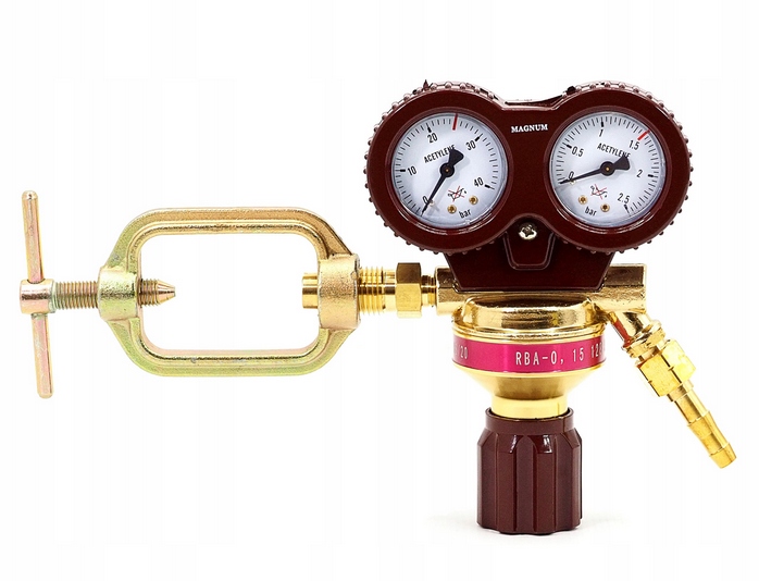 Redukce lahví Magnum série 128 Acetylen 2 manometry pro acetylen
