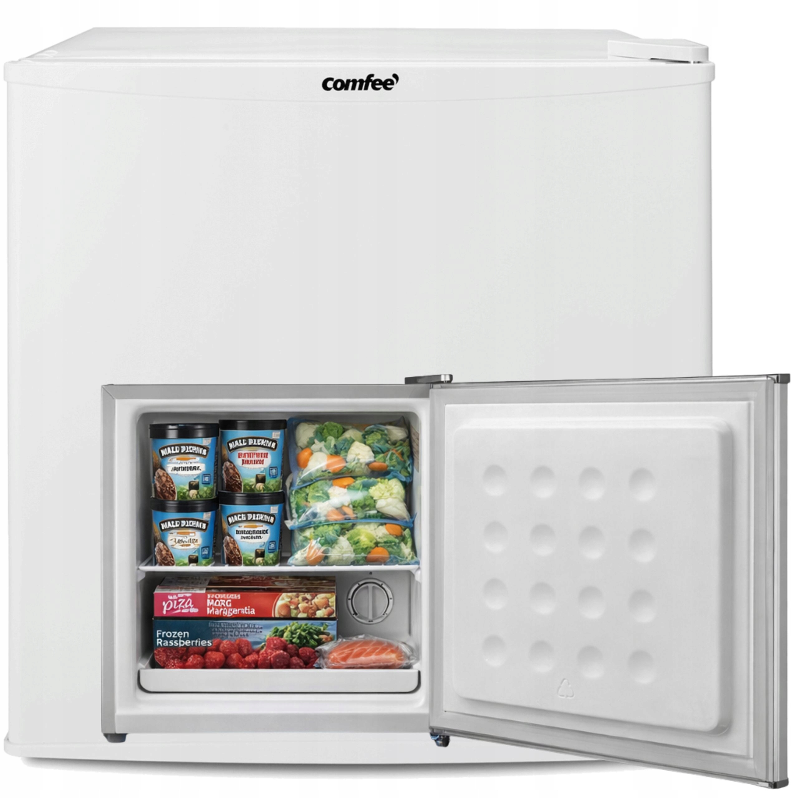 Zamrażarka Mała Półkowa Podblatowa Wolnostojąca Mini Hotelowa Cicha Comfee