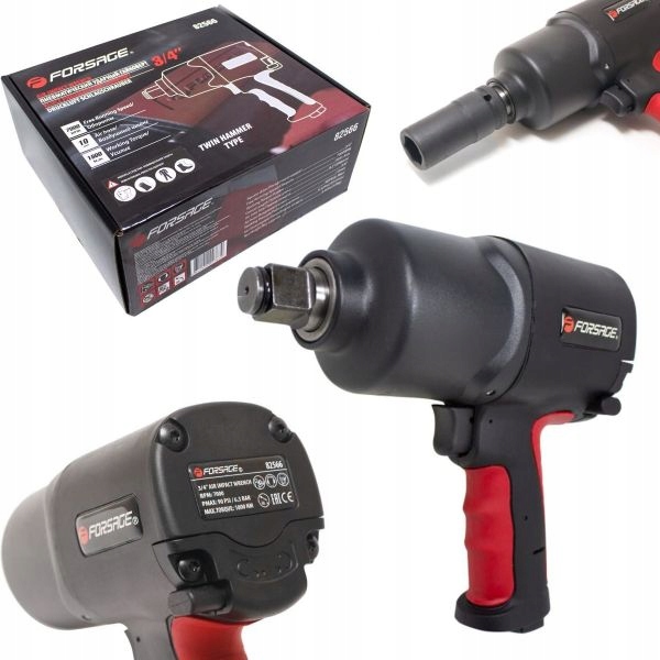 KLUCZ PNEUMATYCZNY UDAROWY 1800Nm 3/4" TWIN HAMMER FORSAGE