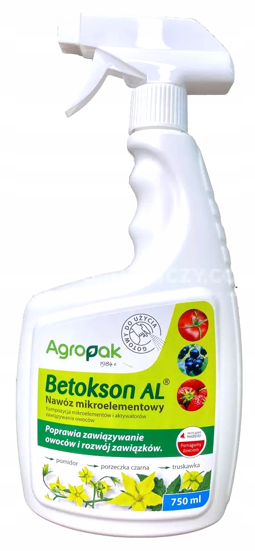 

Betokson Al spray 750ml na zawiązywanie pomidor