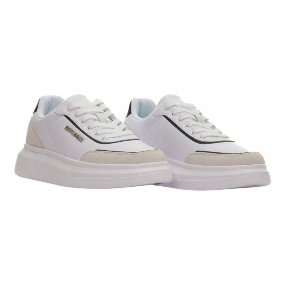 Just Cavalli Pánské Kožené Boty Fondo Ursa DIS.2 Bílé vel. 44