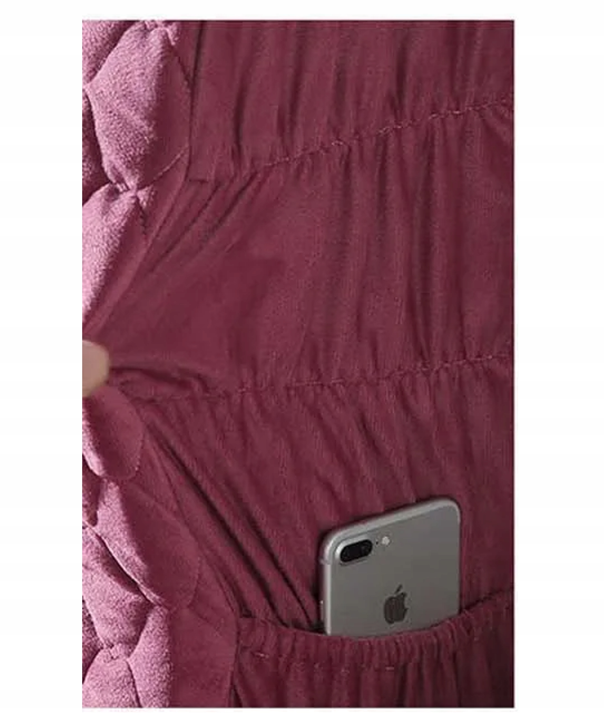 PIKOWANY POKROWIEC NA ZAGŁÓWEK ŁÓŻKA OCHRONNY POKROWIEC FLANELOWY 70x140CM Producent Home Deluxe