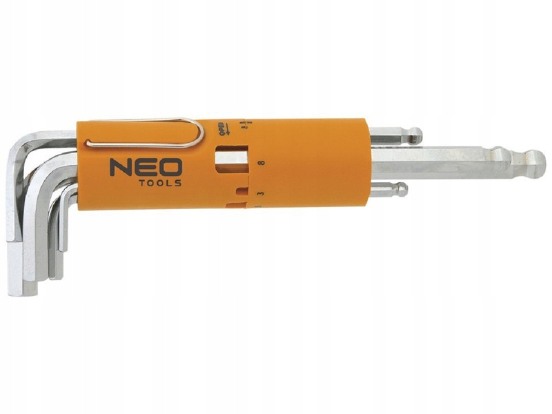Zestaw kluczy imbusowych Neo 09-523 (8 elementów)