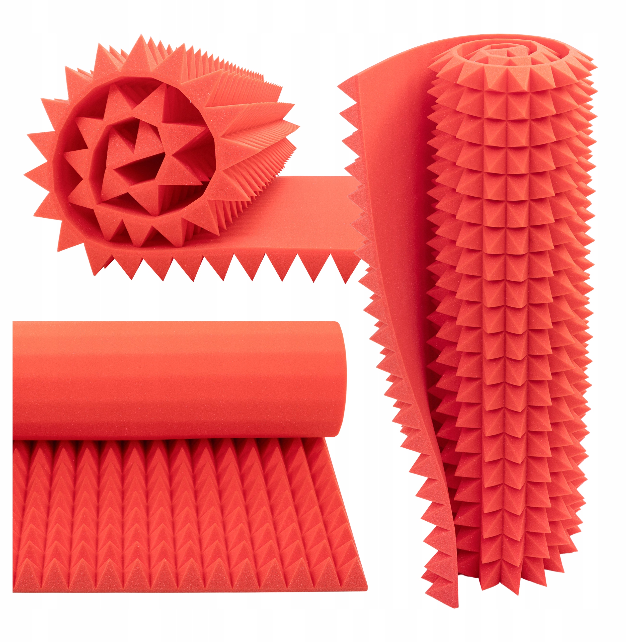 Akustický panel 200 x 100 cm Bitmat melounový eliminující nežádoucí zvuky