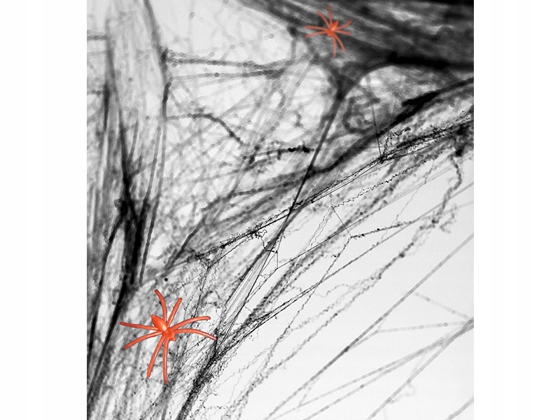 

Sztuczna Pajęczyna Halloween czarna pajęcza sieć