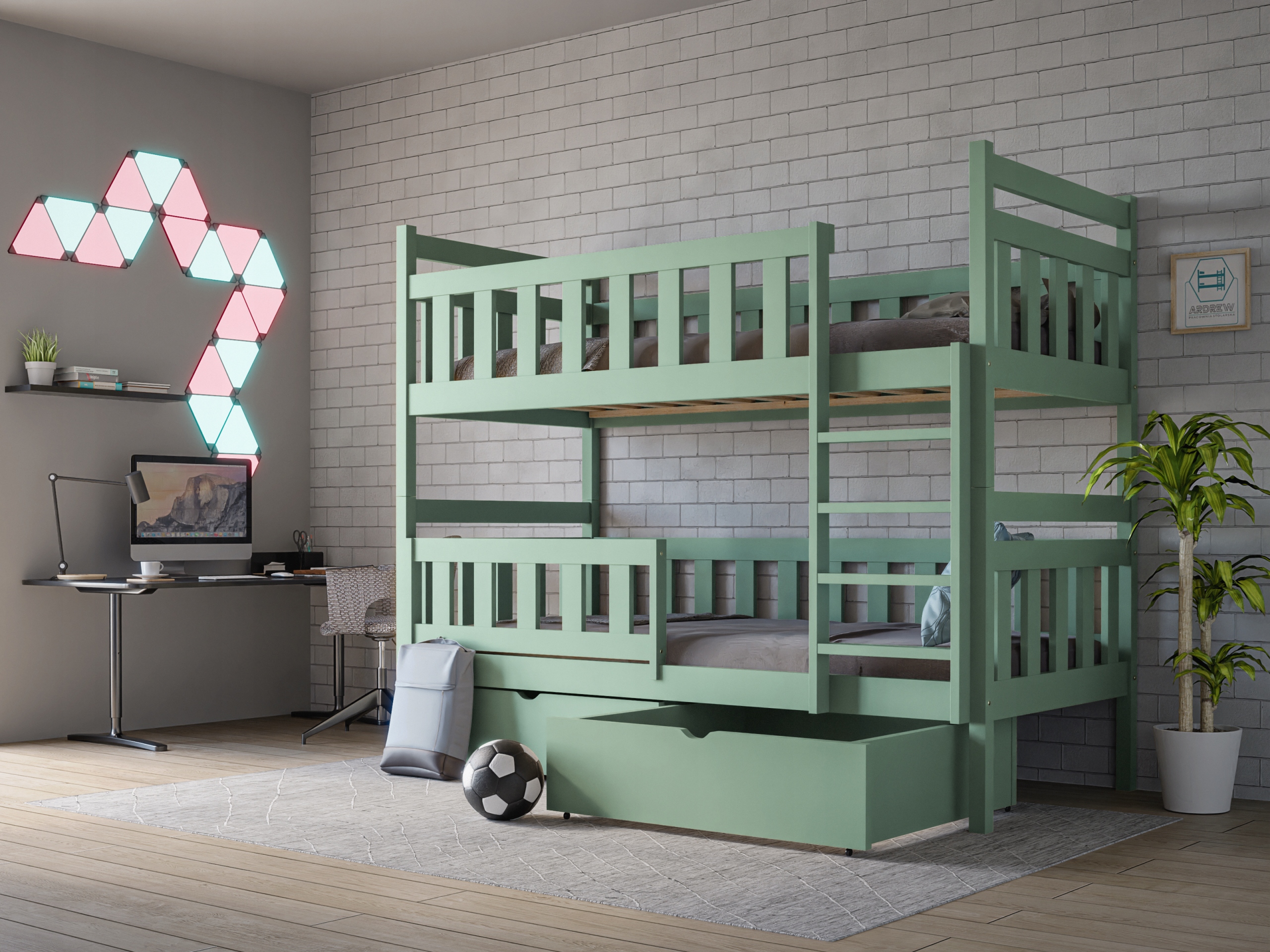 Łóżko piętrowe SŁAWEK Kod producenta SŁAWEK