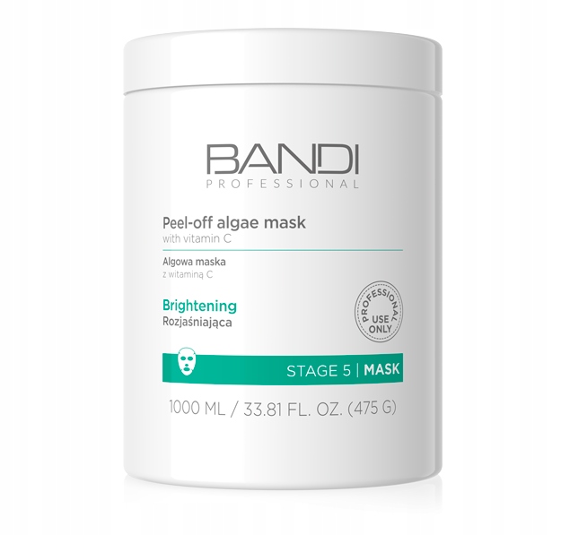 Bandi Professional Mask Algowa Maska Rozjaśniająca z Witaminą C 1000ml