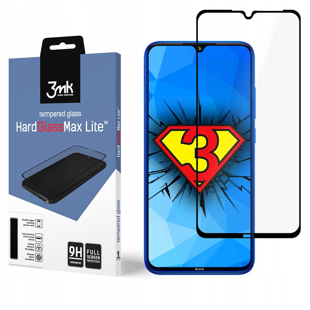 

Szkło ochronne na cały ekran 3mk do Redmi Note 8