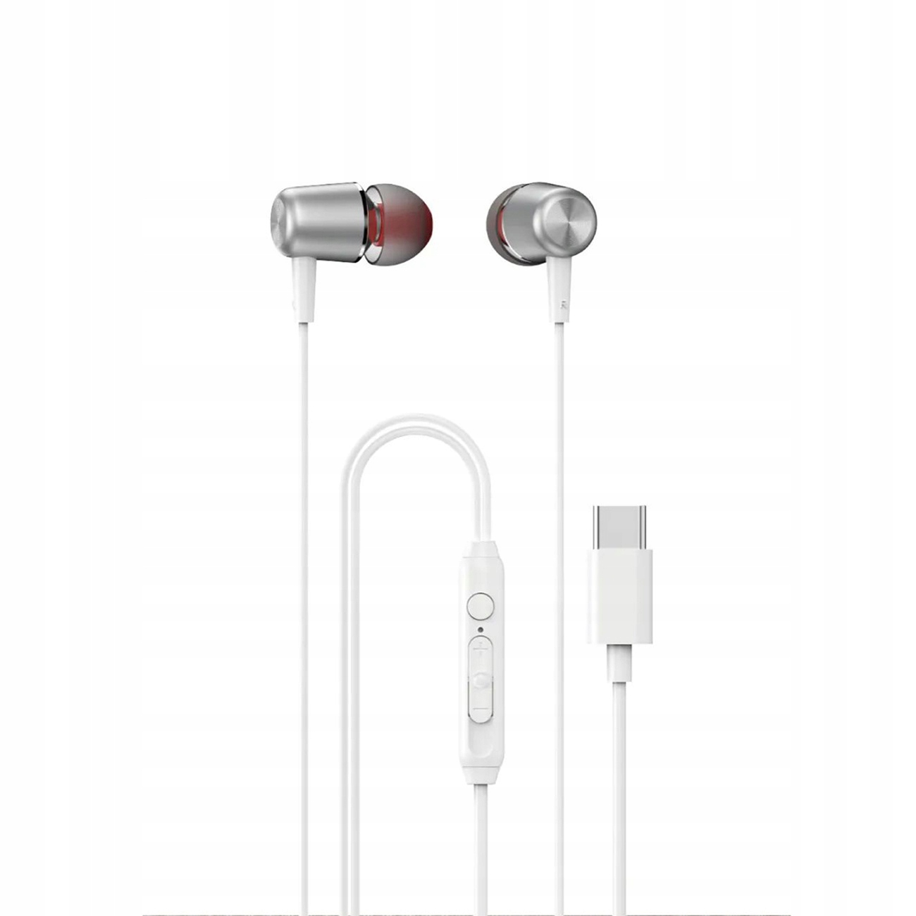 Słuchawki Dudao X1PROT douszne przewodowe Usb- C 1. 2 m białe Dudao