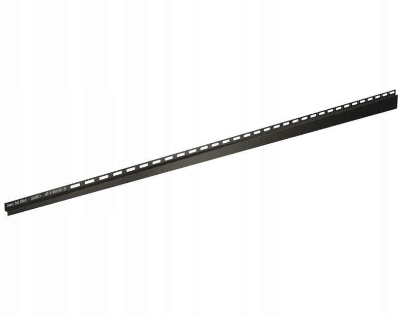 Stěnová Sprchová Lišta Gunmetal Šedá 180 cm Levá