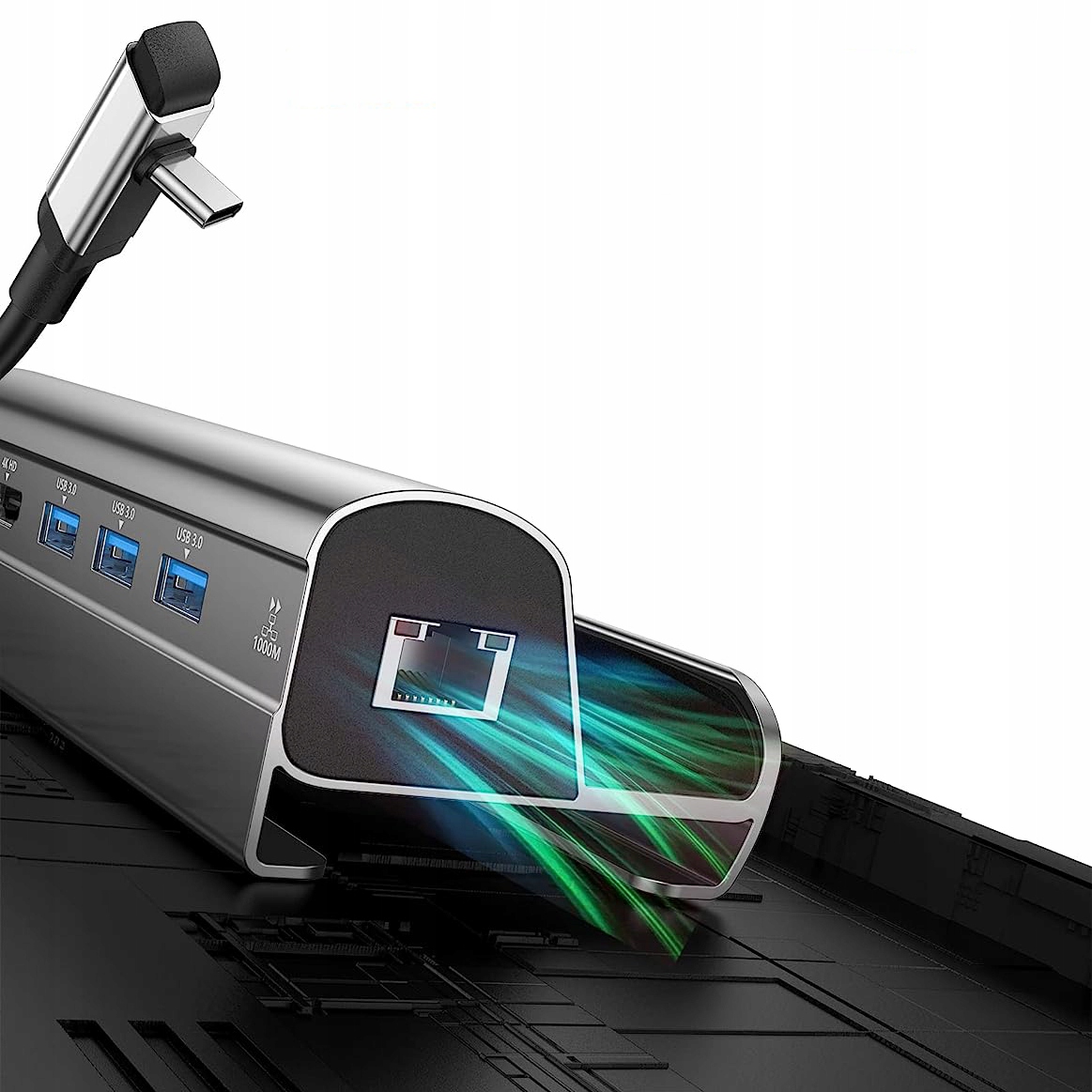 HUB STACJA USB-C do STEAM DECK ASUS ROG LEGION SWITCH HDMI 4K 60Hz USB PD Kod producenta ADAPTER-HUB-STEAM-DECK-01-ST