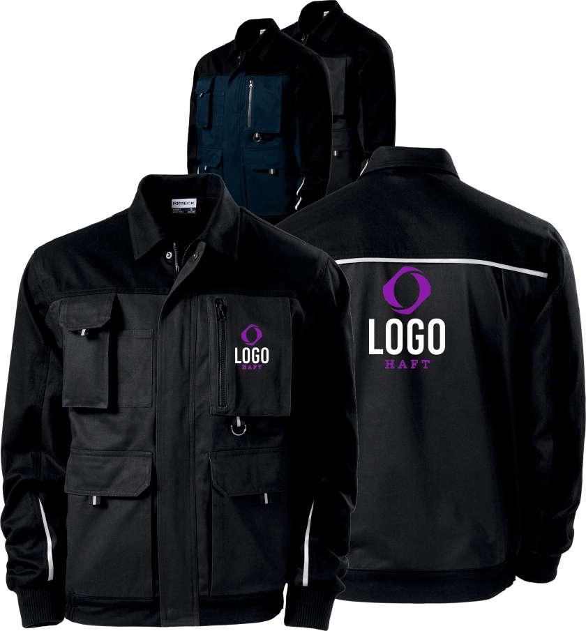 KURTKA/BLUZA ROBOCZA Z WŁASNYM HAFTEM NADRUKIEM LOGO