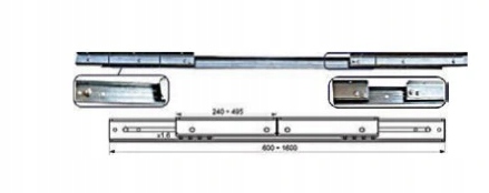Prowadnica do stołu synchroniczna L-1100