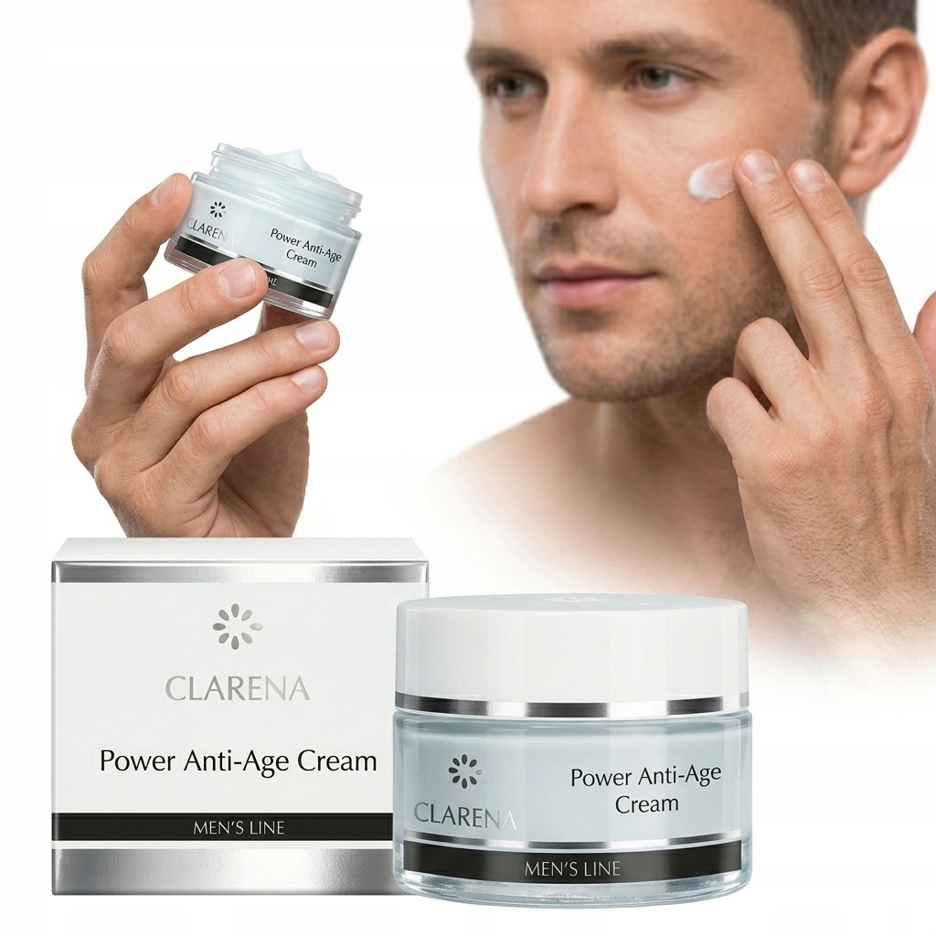 Clarena Men Power Anti-Age Cream Pánský krém proti vráskám Lifting Moc