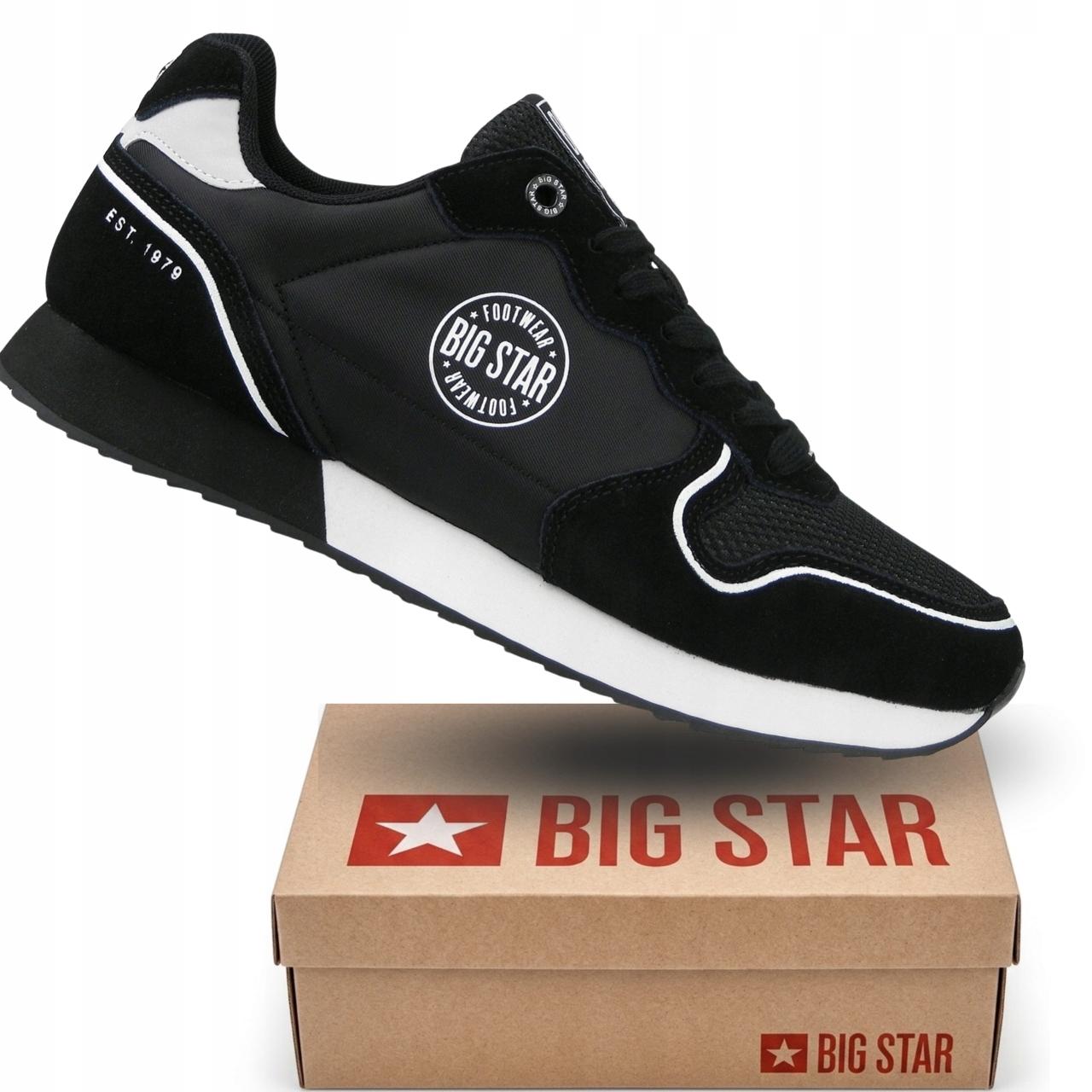 Dámské boty Big Star JJ274279 černé klasické sportovní tenisky