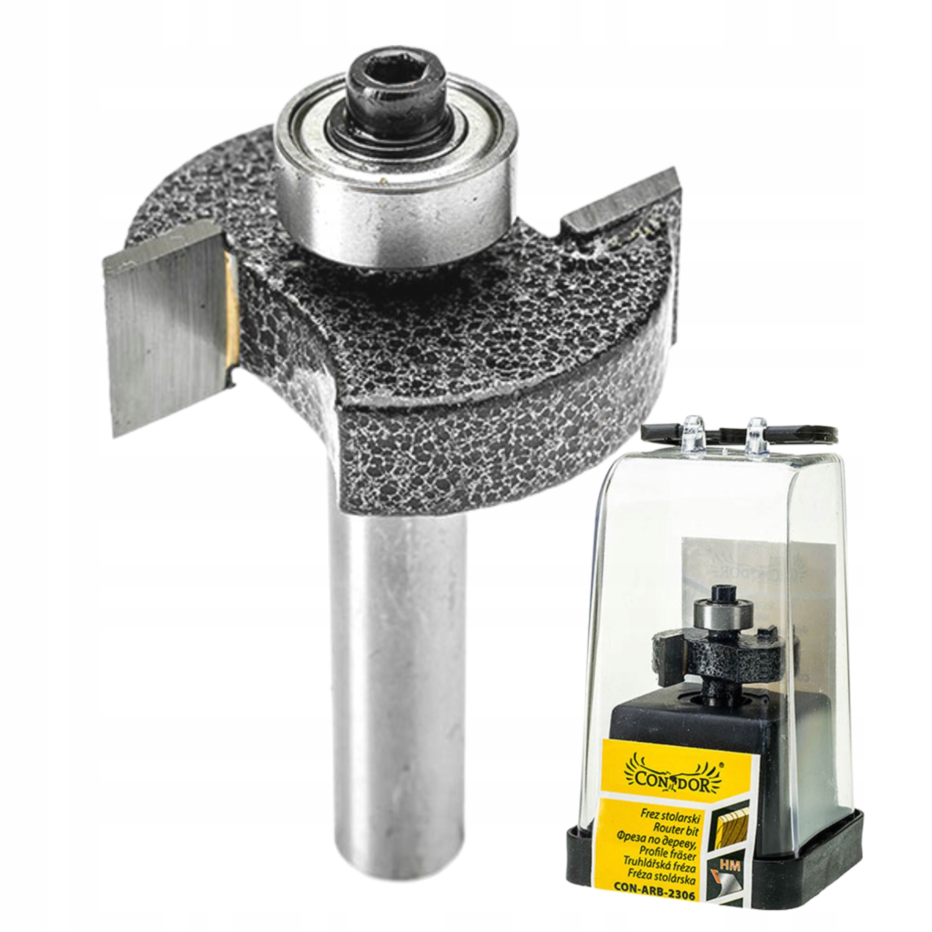 FREZ STOLARSKI DO DREWNA TYP T ROWKUJĄCY Z ŁOŻYSKIEM SZYBKOTNĄCY 32X12 mm