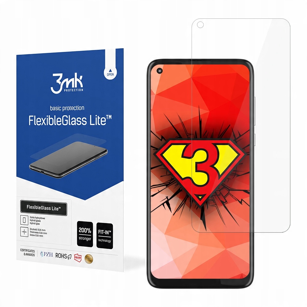 

Do Motorola Moto G8 - Szkło hybrydowe 3mk Fg Lite