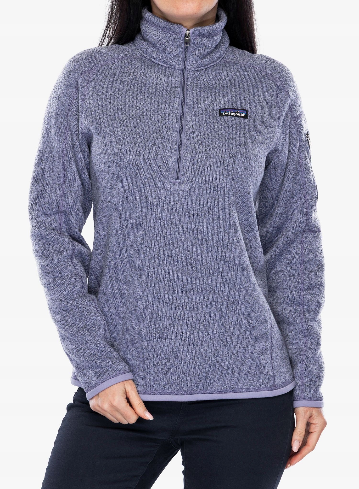 Fleecová Mikina fleecový svetr Patagonia Better 1/4 Zip betonově fialový Xs