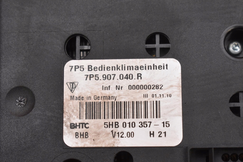 control panel air conditioning devices KLIMY 7P5907040R PORSCHE CAYENNE II 92A 7P5 10-14