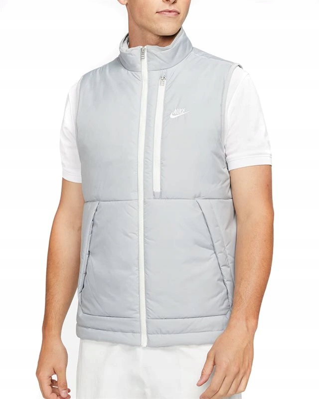 Pánská šedá vesta Nike Sportswear Therma-FIT DD6869-077 vel. S