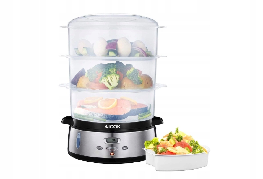 PAROWAR ELEKTRYCZNY OWOCÓW WARZYW 800 W