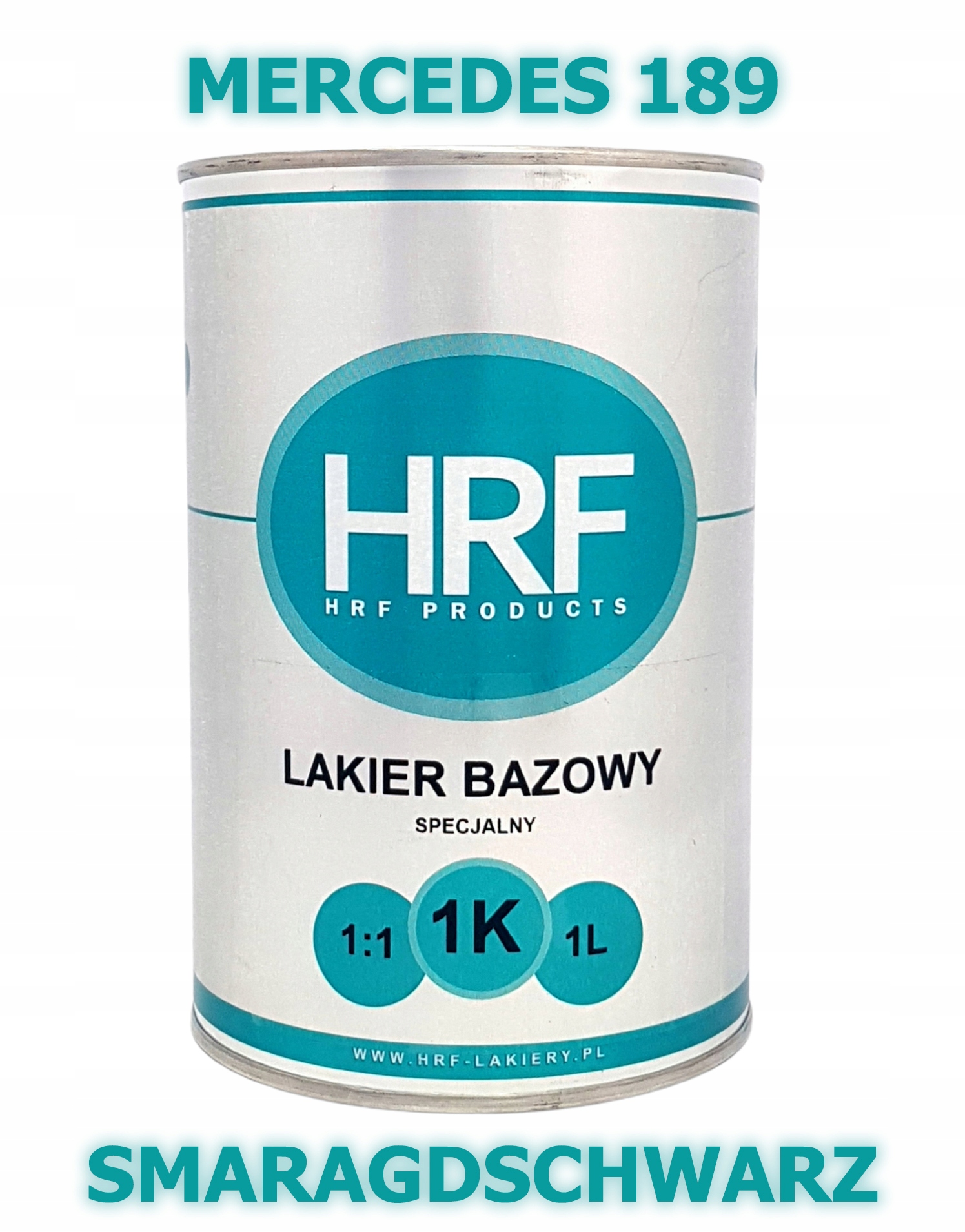 Hrf Lakier Bazowy 1K Mercedes 189 1:1 Baza 1L Gęsta Smaragdschwarz