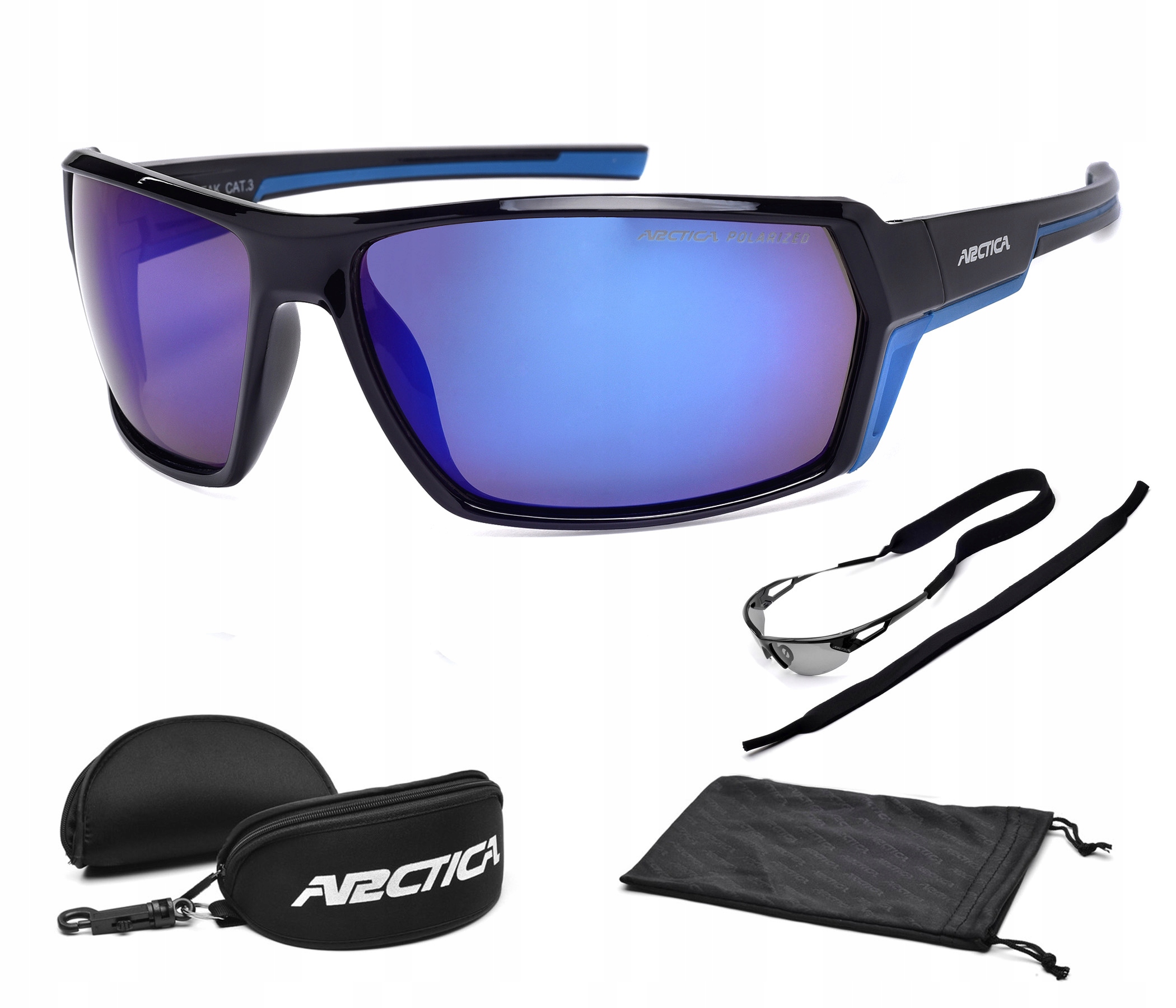 Sportovní Polarizační Brýle Arctica S-356B, Sluneční Zrcadlovky