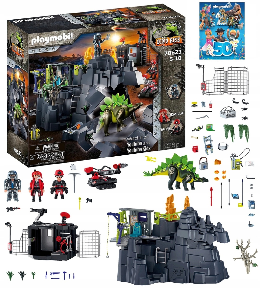 Playmobil 70623 Dino Rock Dino Rise Dinozaury