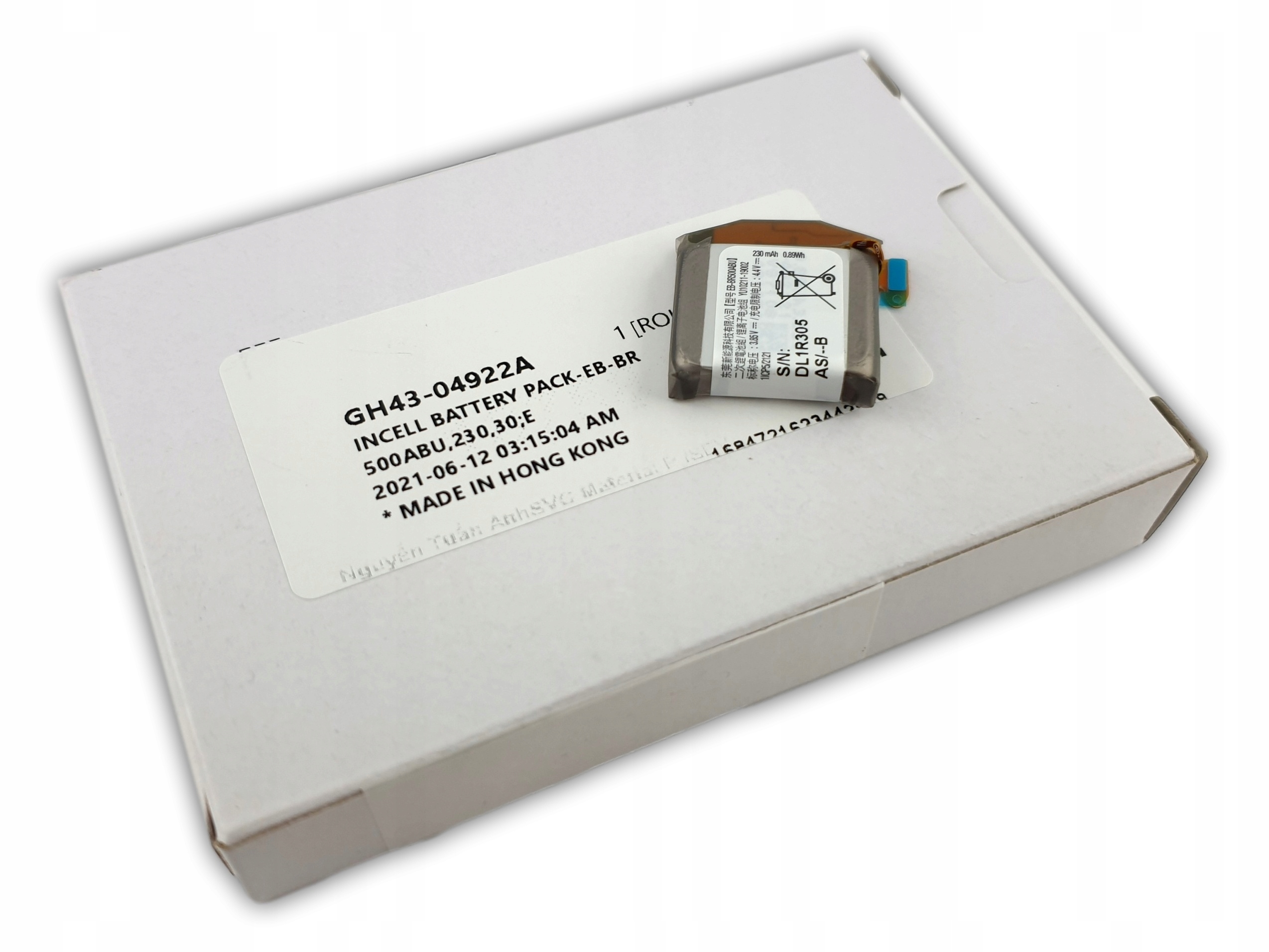 Samsung Galaxy Watch Active R500 Oryginalna Bateria Akumulator EB-BR500ABU