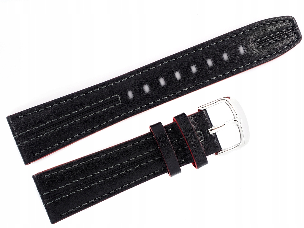 Pásek Casio EFV-120BL EFV-120 černý kožený 21 mm originál