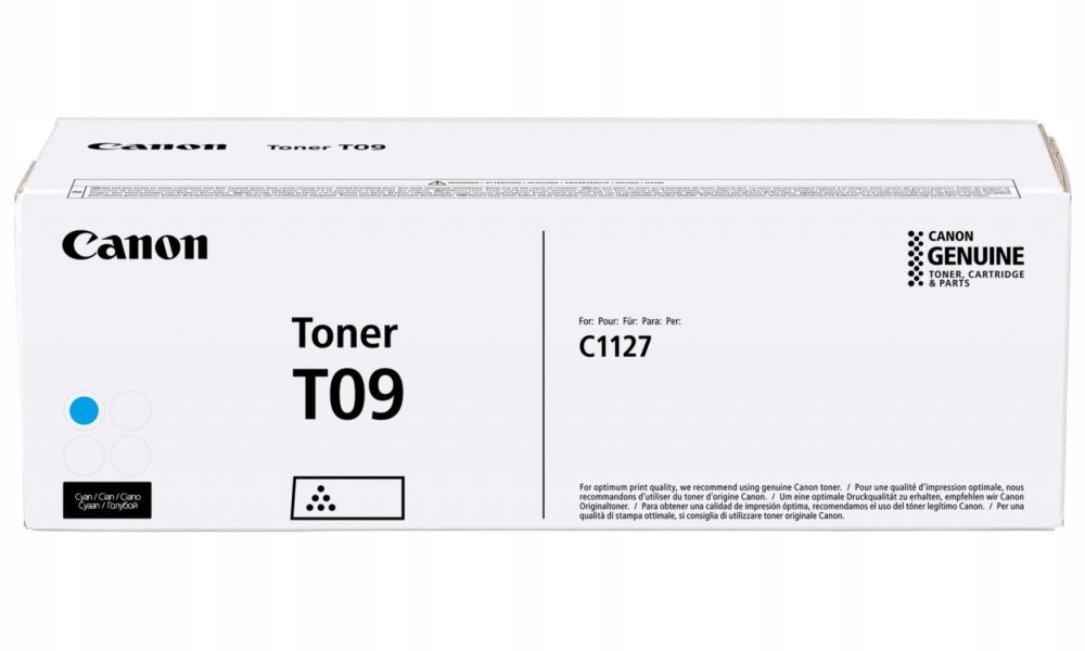 Canon originální toner T09C azurový výtěžnost 5900 stran
