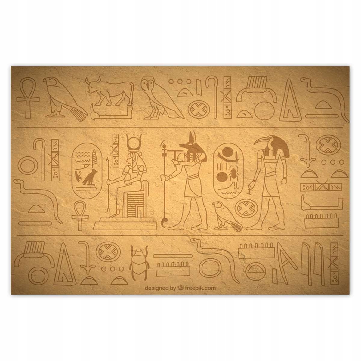 Plakáty 200x135 Egyptské hieroglyfy