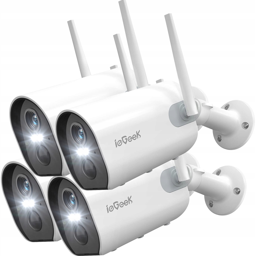 Venkovní Kamera Wifi Bezdrátová 2K 3MPX 4X Zoom 15000MAH Akumulátor X4