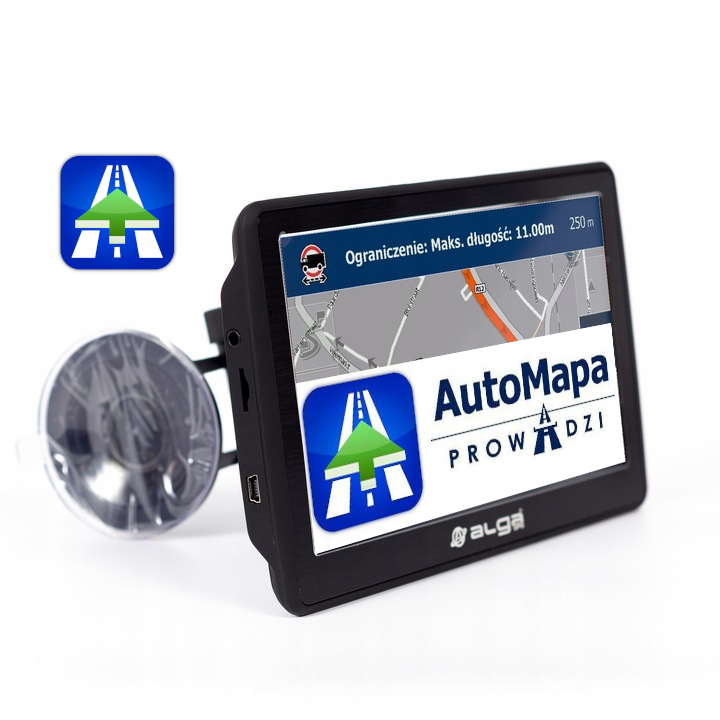 Nawigacja GPS ALGA D7W AutoMapa PL Licencja 248dni EAN 5903728883465