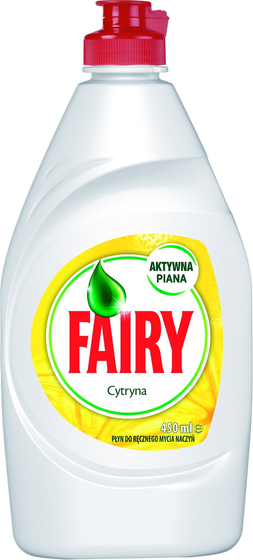 

Płyn do mycia naczyń Fairy - 450 ml / cytrynowy