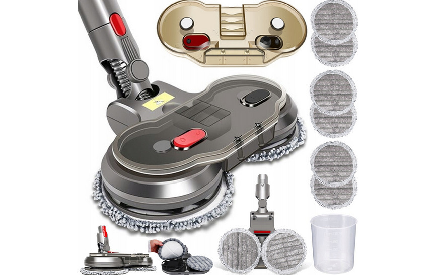 Mopujúca Hlava Mop Do Vysávača Dyson V7 V8 V10 V11 +6x Utierky
