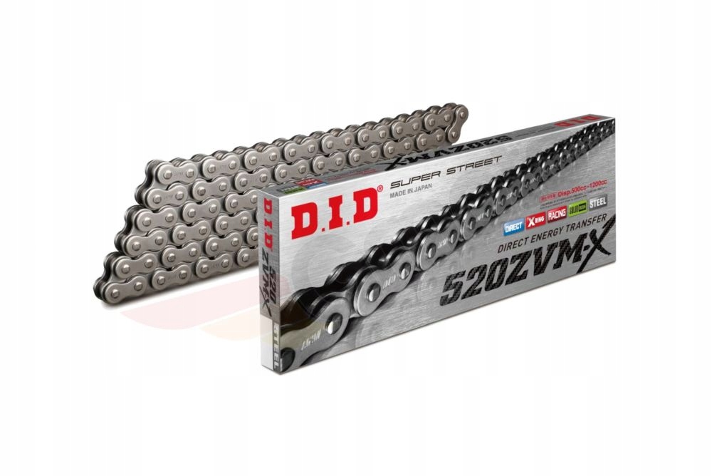 Hnací reťazec DID 520 Zvmx 118 X-Ring zakovaný