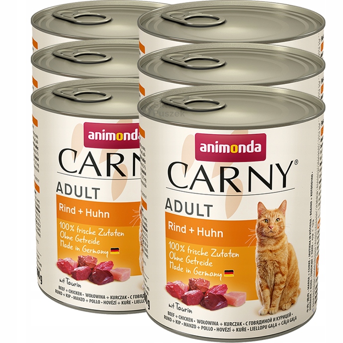 Levně Animonda Carny Adult Hovězí/kuřecí maso 6x800g
