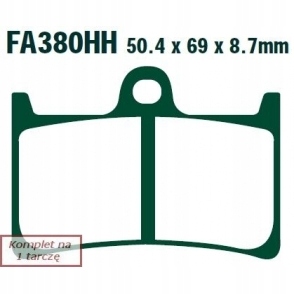 Brzdové Doštičky Ebc Moto. Yamaha Xt 1200 Ze Tenere (14)/ FZ1 Fazer (bez