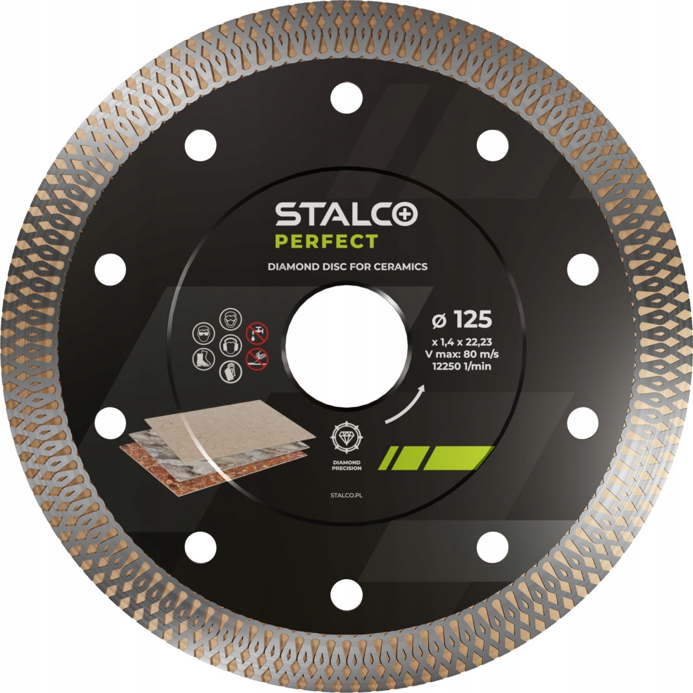 Tarcza Diamentowa 125mm X 1,4mm Ceramic Powermax S-71962