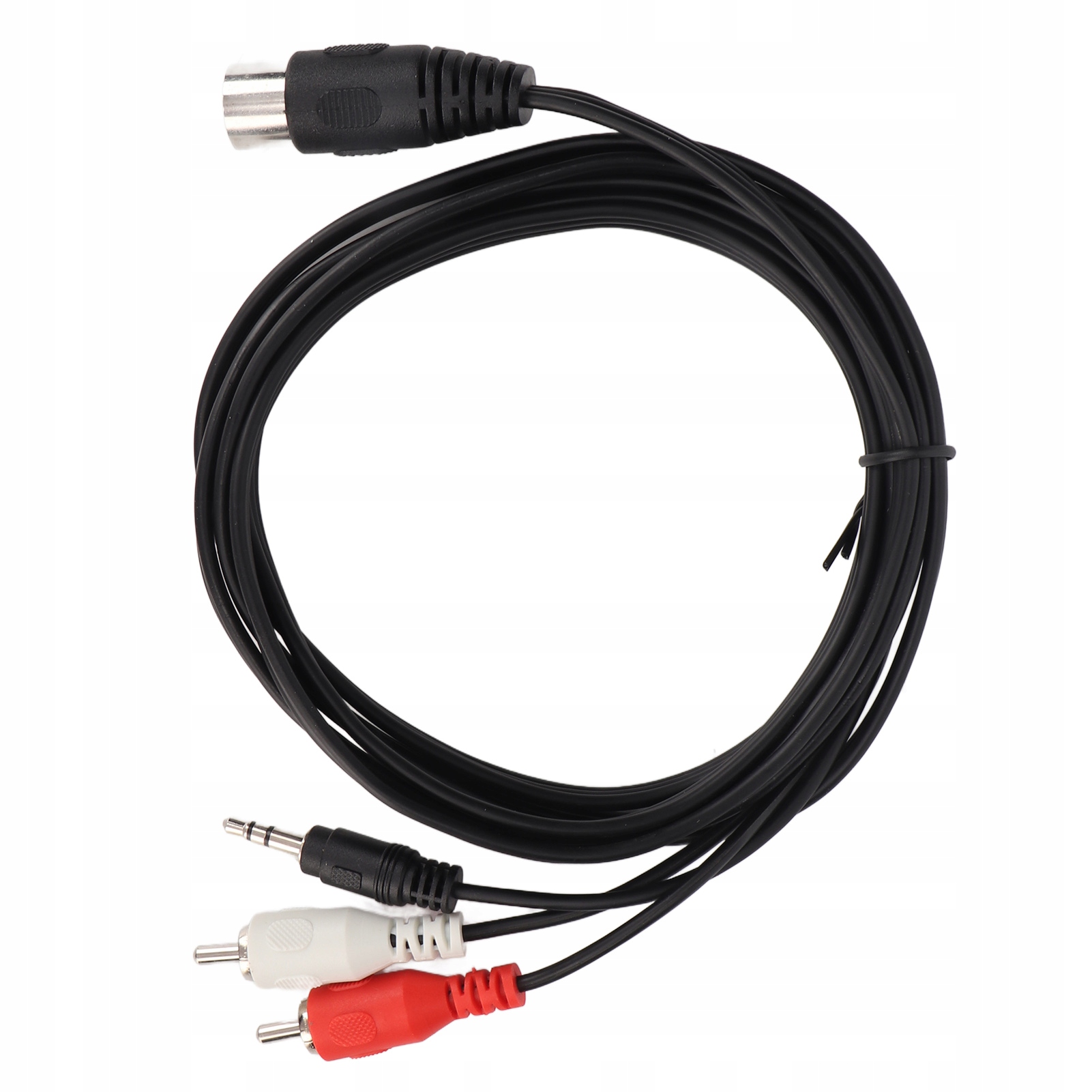 Kabel DIN 8 Pin do 3,5 mm 2 RCA Z męskiego na