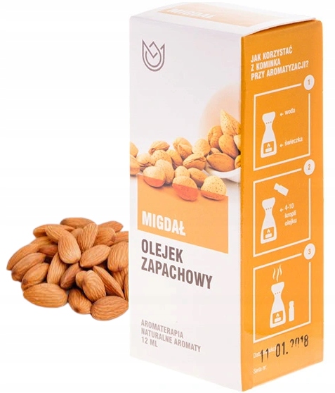 

Olejek zapachowy Migdał 12ml