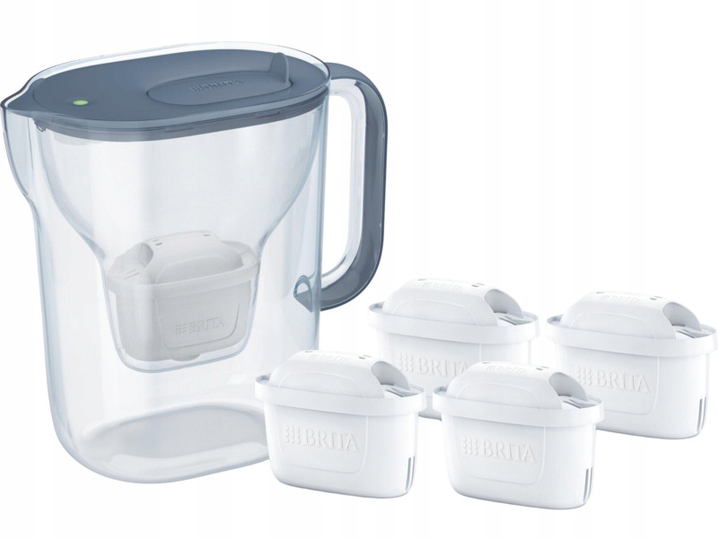 Dzbanek filtrujący Brita Style Essential XL Grafitowy 4 wkłady