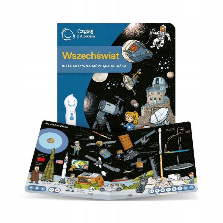 CZYTAJ Z ALBIKIEM WSZECHŚWIAT KSIĄŻKA ALBIK MÓWI ISBN 9788395423970