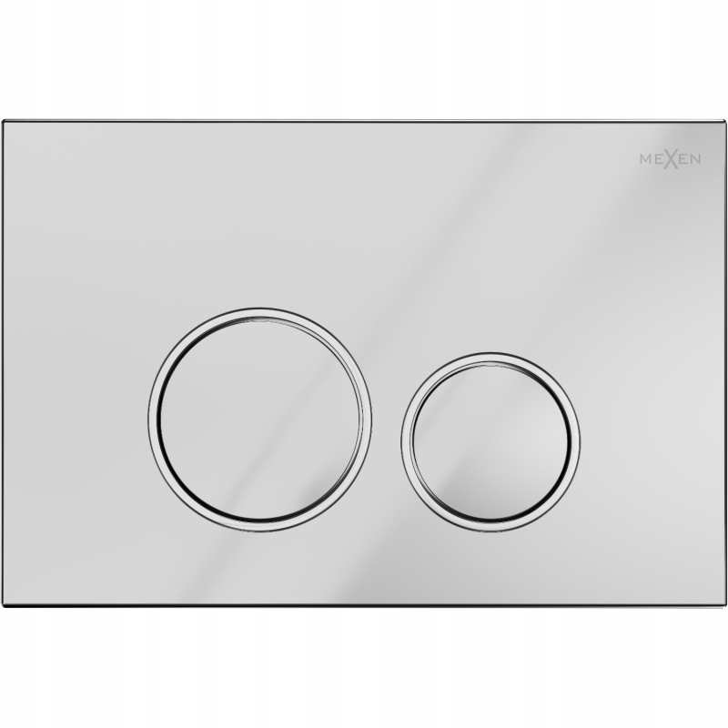 Mexen Fenix 05 splachovací tlačítko, Lesklá chrom