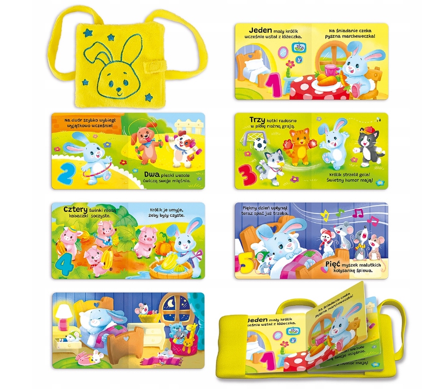 Interaktywny Królik Puszek z plecakiem Smily Play Marka Smily Play