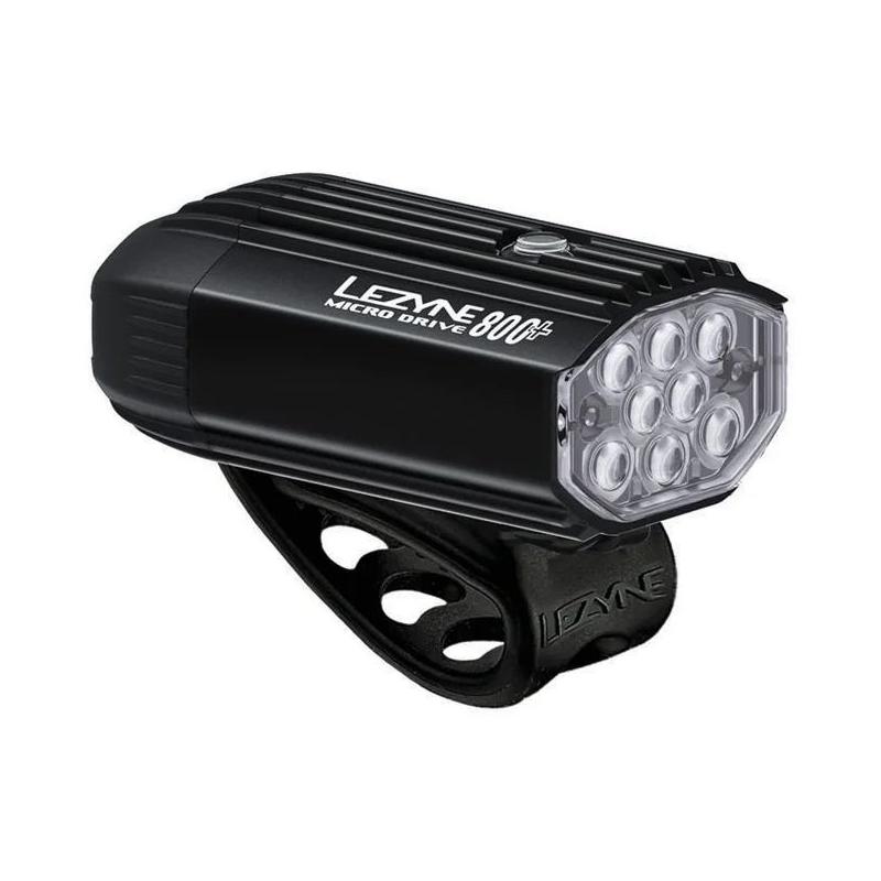 Lezyne Světlo Micro Drive 800 Plus přední 800 lm akumulátor 1900 mAh saténo