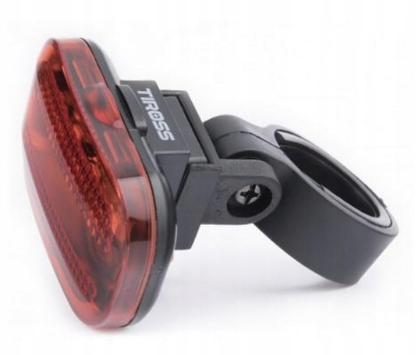 

Lampka rowerowa tylna 5 czerwonych diod Smd Led