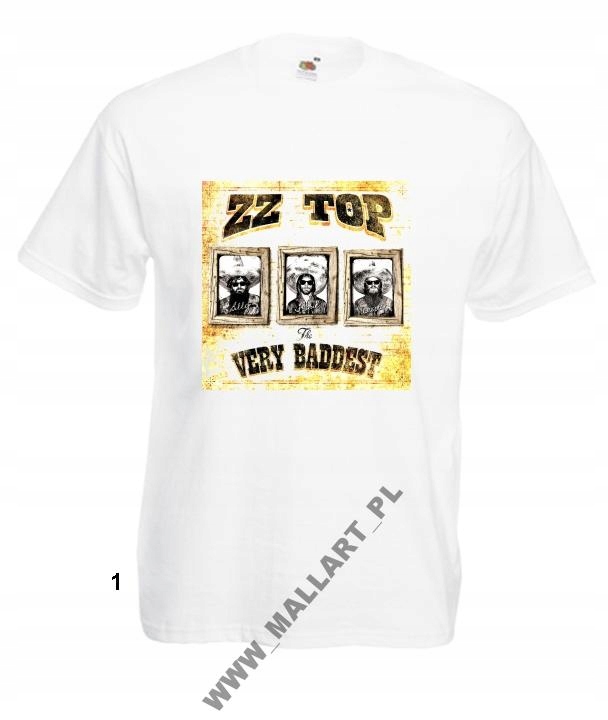 

Koszulka Męska Zz Top koncert Wzory